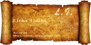 Linka Ildikó névjegykártya