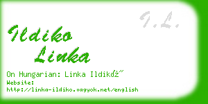 ildiko linka business card